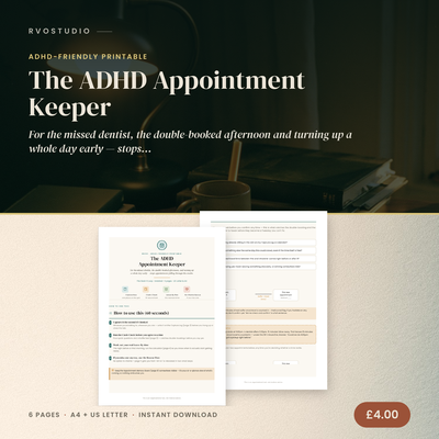 The ADHD Appointment Keeper