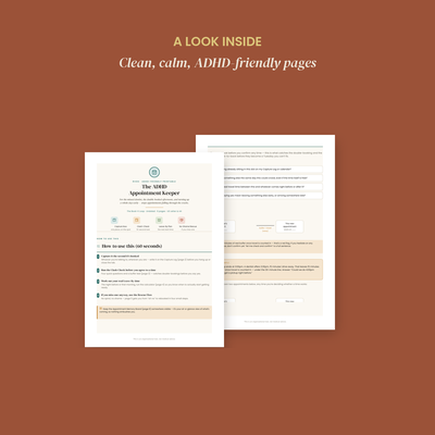 The ADHD Appointment Keeper preview 3