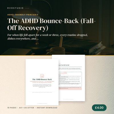 The ADHD Bounce-Back (Fall-Off Recovery)