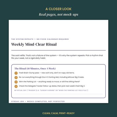 Editable ADHD Brain Dump Template preview 5