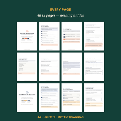 ADHD Daily Routine Bundle (3-in-1) preview 4