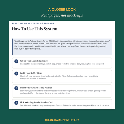 ADHD Daily Routine Bundle (3-in-1) preview 5