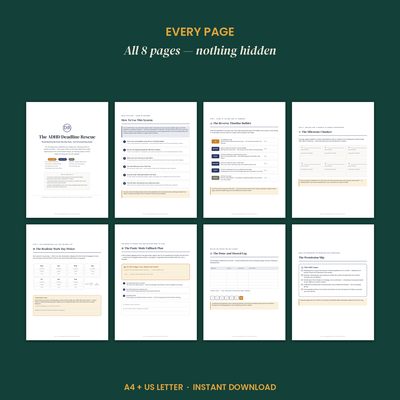 The ADHD Deadline Rescue preview 4