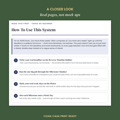 The ADHD Deadline Rescue preview 5