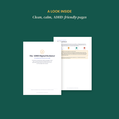 The ADHD Digital Declutter preview 3