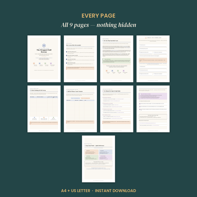 The ADHD Dropped-Ball Rescue (Keep Your Word System) preview 4