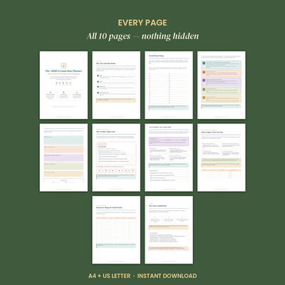 The ADHD Errand Run Planner preview 4