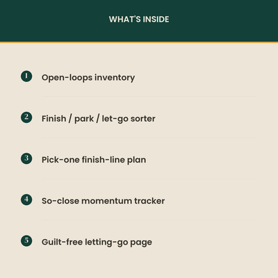 The ADHD Finish-What-You-Started System preview 2