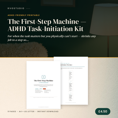 The First-Step Machine — ADHD Task-Initiation Kit