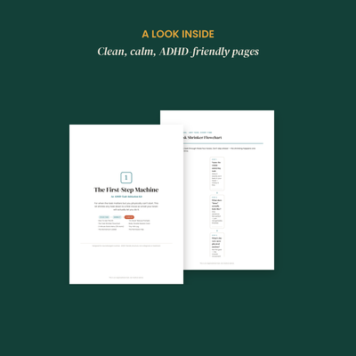 The First-Step Machine — ADHD Task-Initiation Kit preview 3