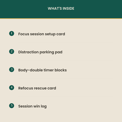 The ADHD Focus Session Companion preview 2