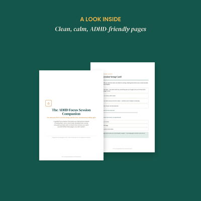 The ADHD Focus Session Companion preview 3