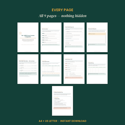 The ADHD Focus Session Companion preview 4