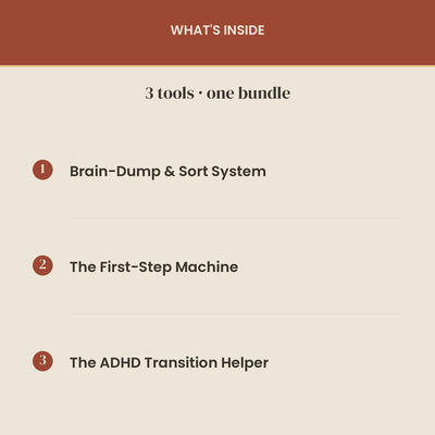 ADHD Focus & Task-Starter Bundle (3-in-1) preview 2