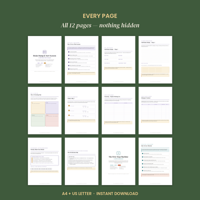 ADHD Focus & Task-Starter Bundle (3-in-1) preview 4