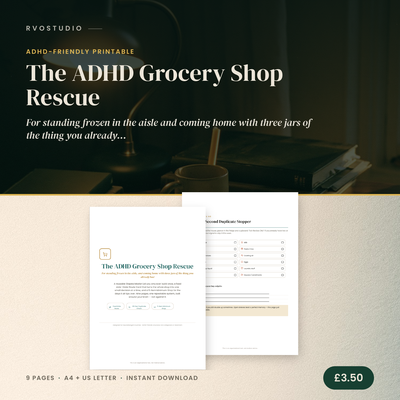 The ADHD Grocery Shop Rescue