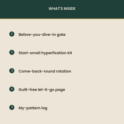 The ADHD Hobby & Hyperfixation Manager preview 2
