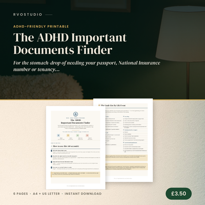 The ADHD Important Documents Finder preview 1