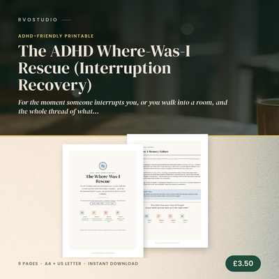 The ADHD Where-Was-I Rescue (Interruption Recovery) preview 1