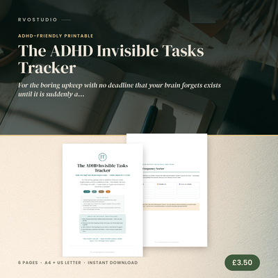 The ADHD Invisible Tasks Tracker