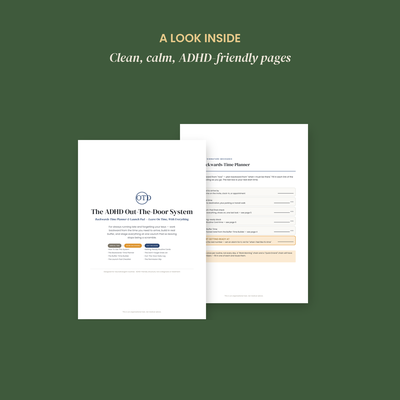 The ADHD Out-The-Door System preview 3