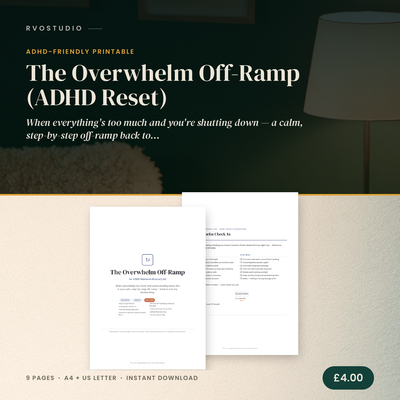 The Overwhelm Off-Ramp (ADHD Reset)
