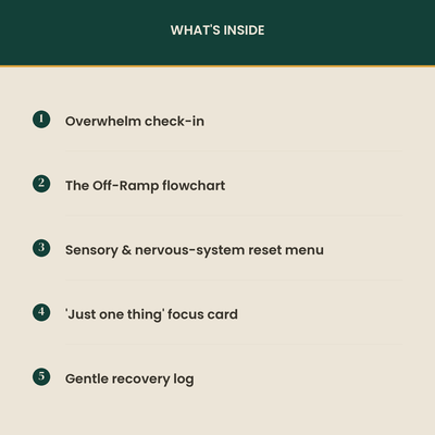 The Overwhelm Off-Ramp (ADHD Reset) preview 2