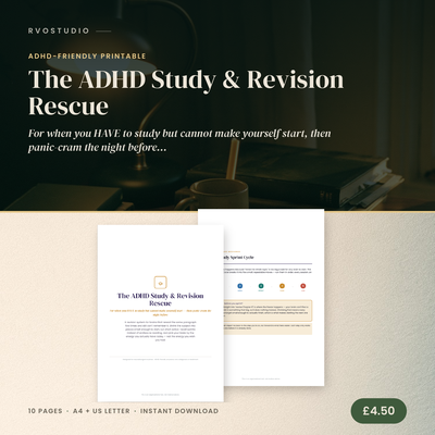 The ADHD Study & Revision Rescue