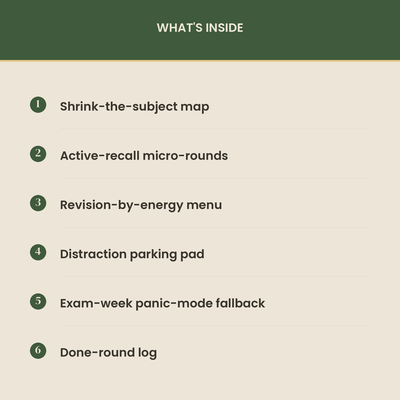 The ADHD Study & Revision Rescue preview 2
