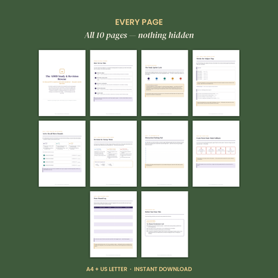 The ADHD Study & Revision Rescue preview 4