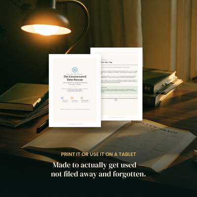 The ADHD Unstructured Time Rescue preview 6