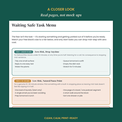 The ADHD Waiting Mode Rescue preview 5