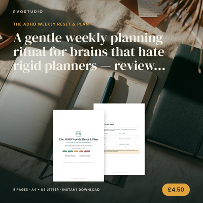 The ADHD Weekly Reset & Plan