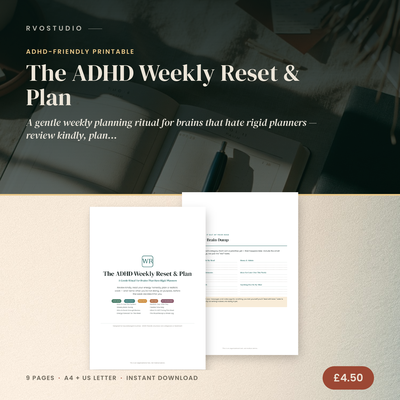 The ADHD Weekly Reset & Plan