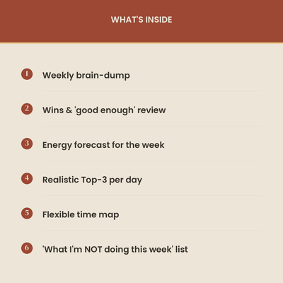 The ADHD Weekly Reset & Plan preview 2