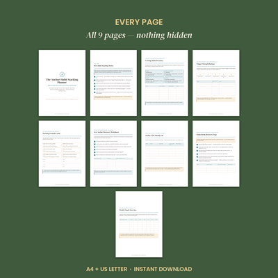 Anchor-Habit Stacking Planner preview 4