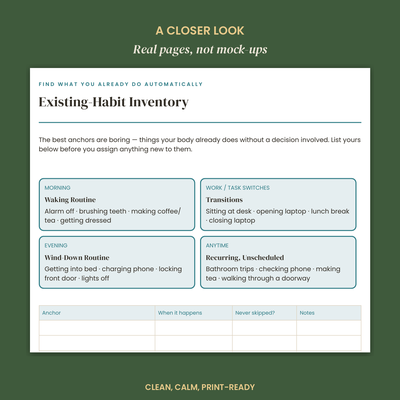Anchor-Habit Stacking Planner preview 5