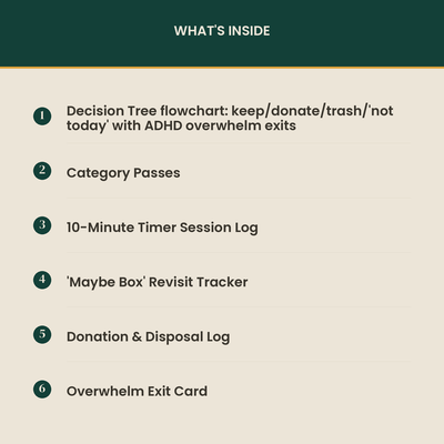 Declutter Decision Deck preview 2