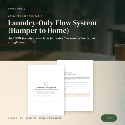 Laundry-Only Flow System (Hamper to Home)