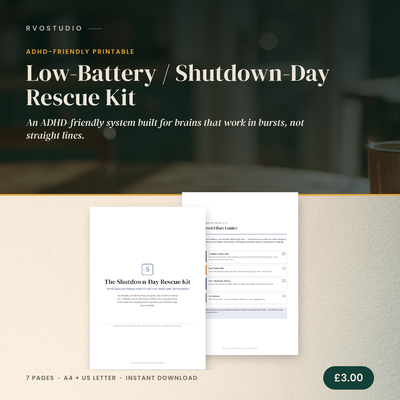 Low-Battery / Shutdown-Day Rescue Kit