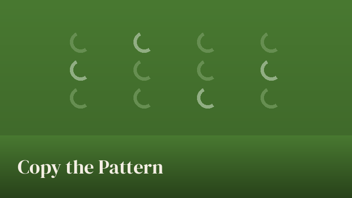 Copy the Pattern preview