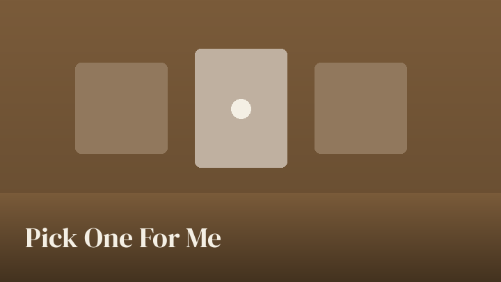 Pick One For Me preview